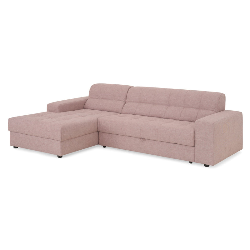 HAINES Colțar extensibil, șezlong stânga/dreapta, stofă