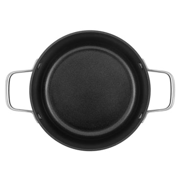 GRAPHITE Oală cu mânere și capac, aluminiu, D.20cm