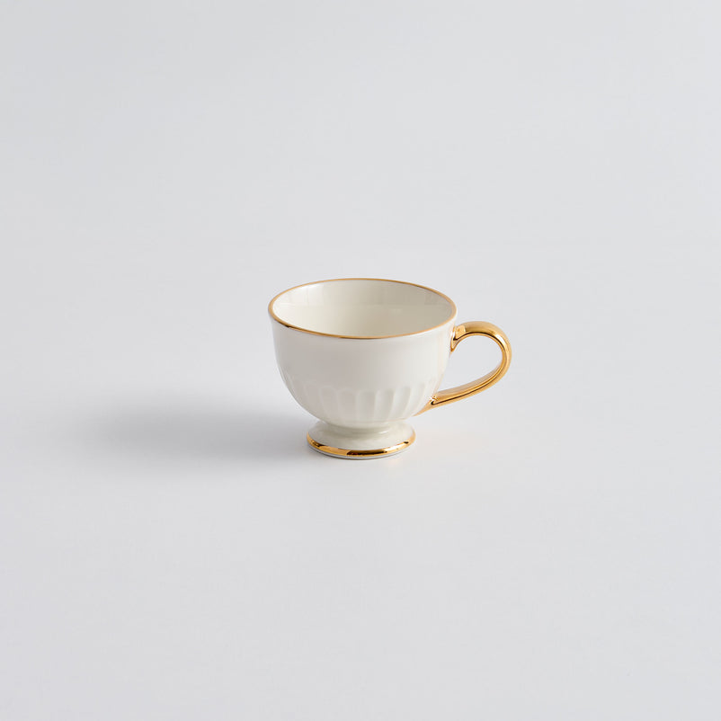 ATHENA Ceașcă cu farfurioară espresso, porțelan, 90ml