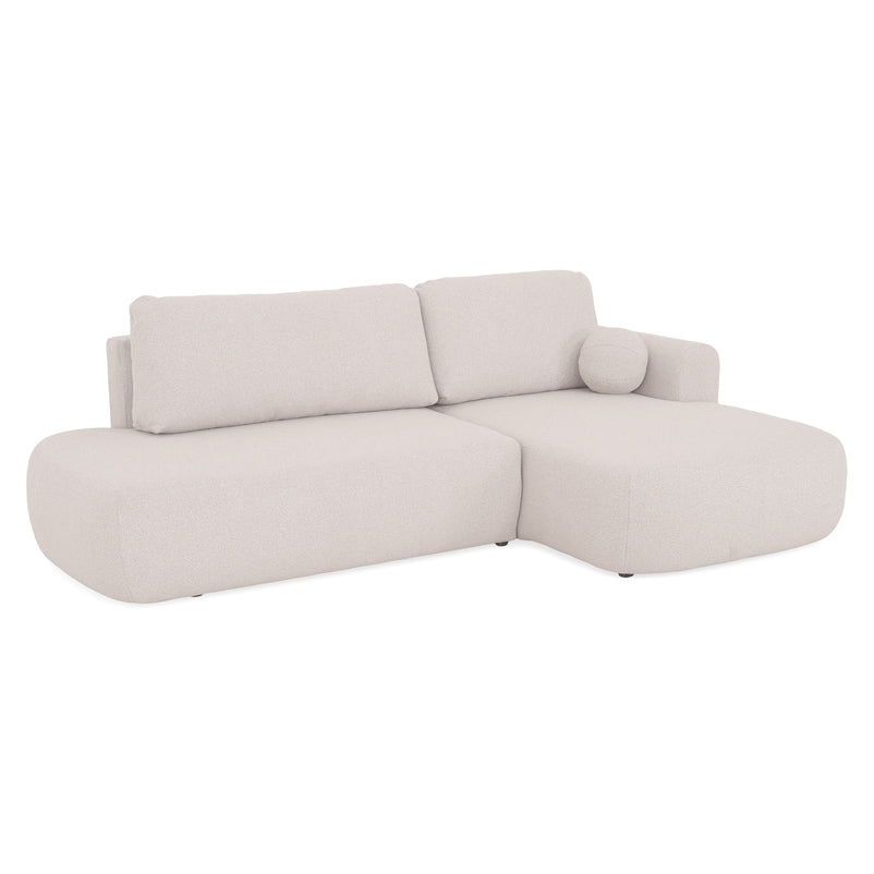 LAON Colțar extensibil, șezlong stânga/dreapta și ladă depozitare, stofă