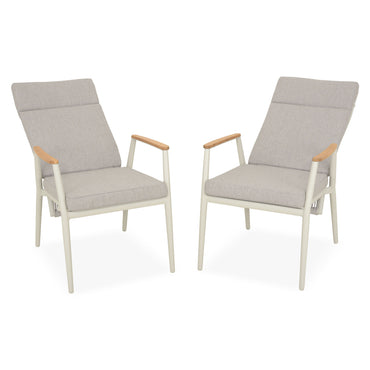 PERUGIA Set mobilier terasă/grădină, 2 scaune