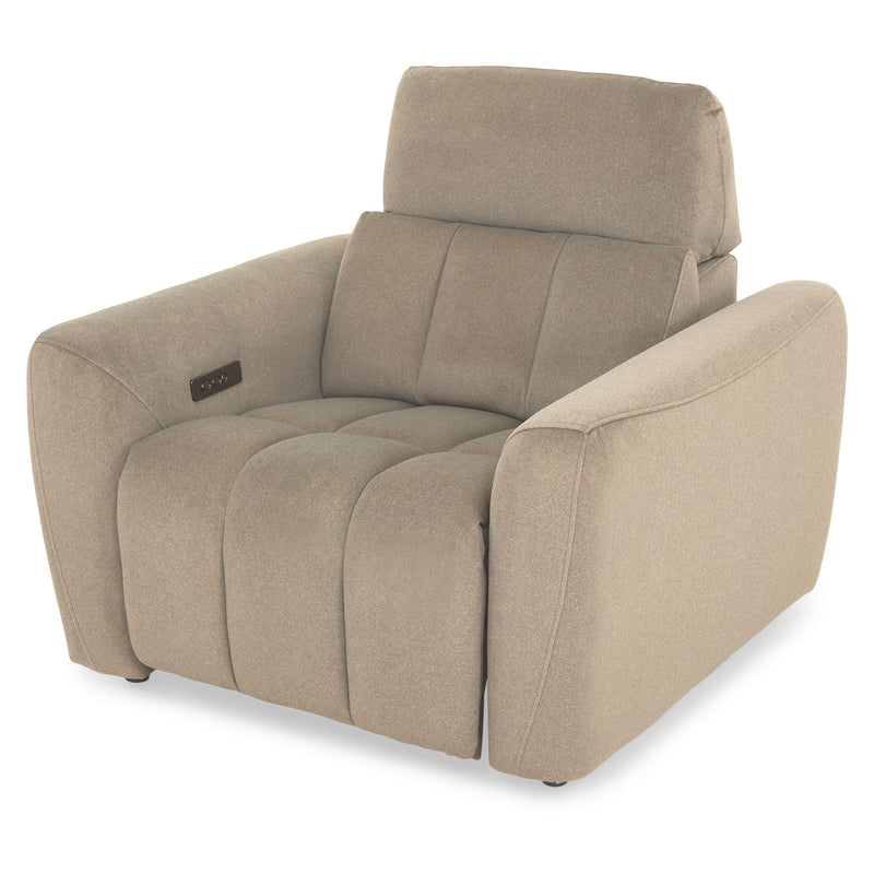 WISNER Fotoliu, recliner electric, mecanism electric tetieră, stofă