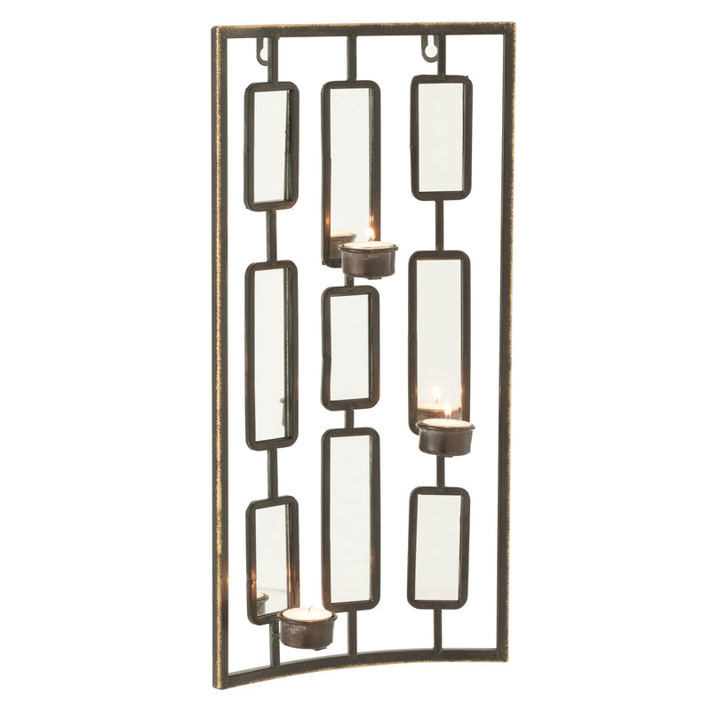 LIGHT Decorațiune perete cu suport lumânare