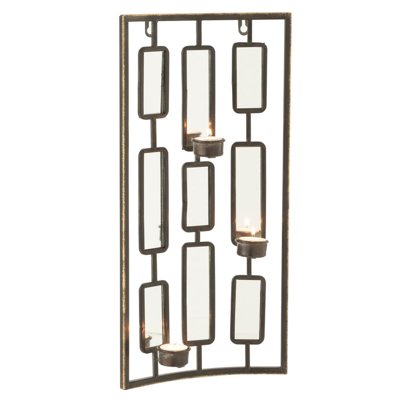 LIGHT Decorațiune perete cu suport lumânare