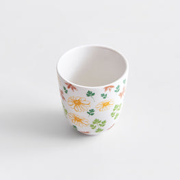 FLOWER Set 6 cești pentru ceai, porțelan, 250ml