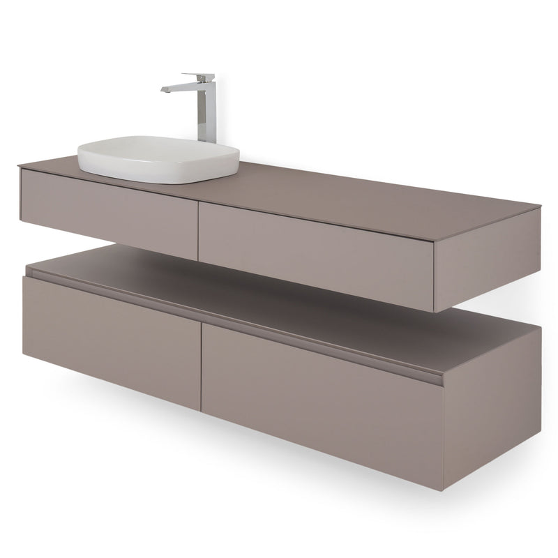LODI Set mobilier baie, mască lavoar, lavoar, top