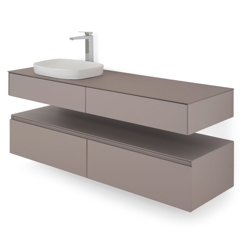 LODI Set mobilier baie, mască lavoar, lavoar, top