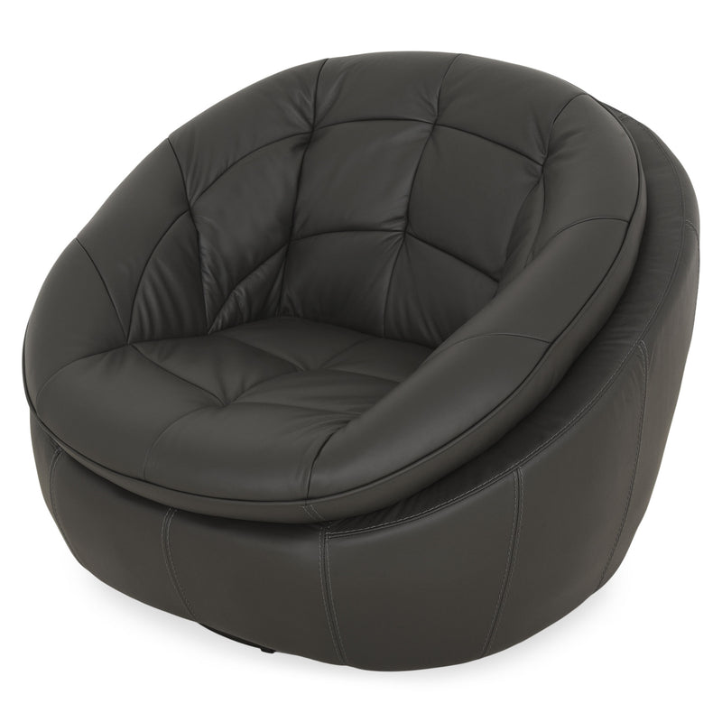 CHICAGO Fotoliu rotativ, piele