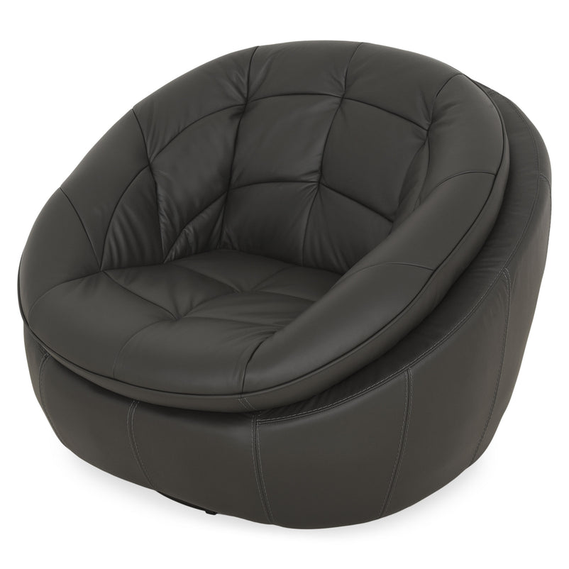 CHICAGO Fotoliu rotativ, piele