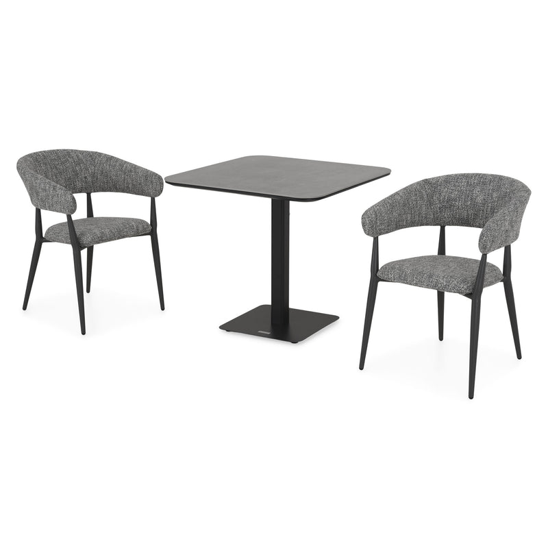 PIEMONTE/NEXUS Set mobilier terasă/grădină, 2 scaune și masă