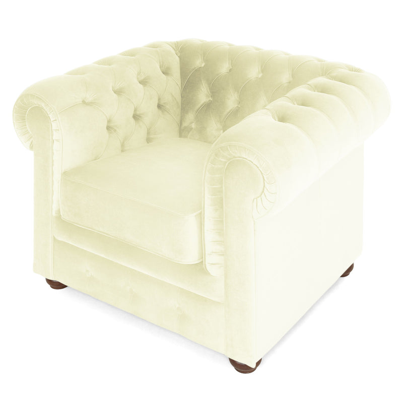 CHESTERFIELD Fotoliu, stofă - Articol resigilat