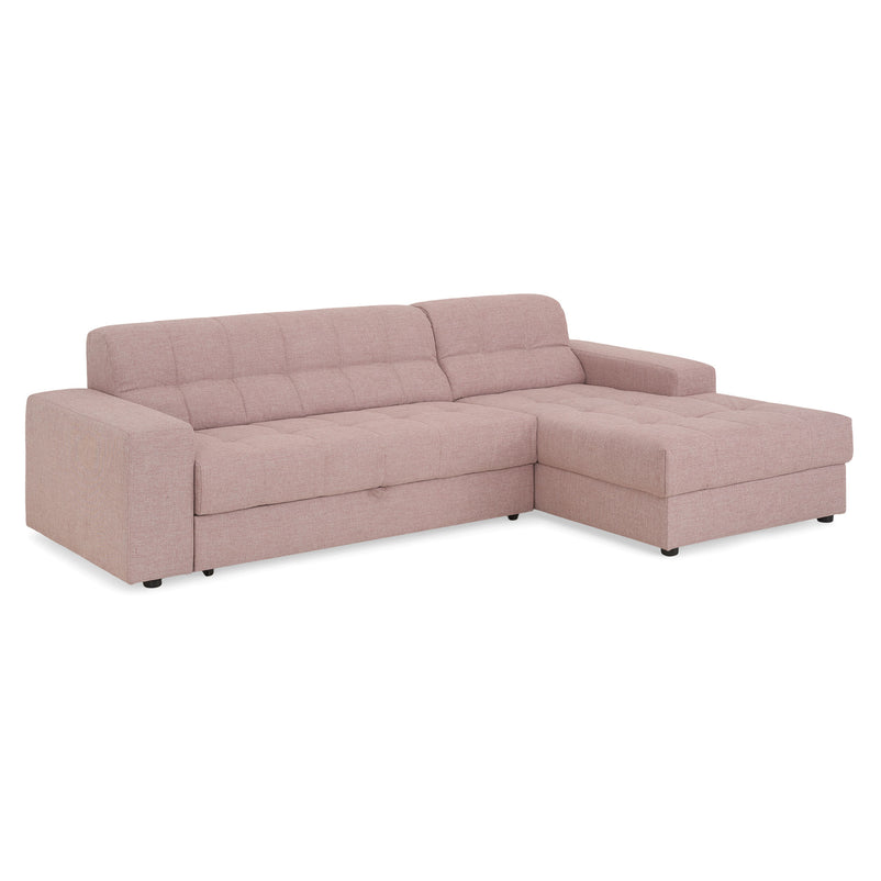 HAINES Colțar extensibil, șezlong stânga/dreapta, stofă