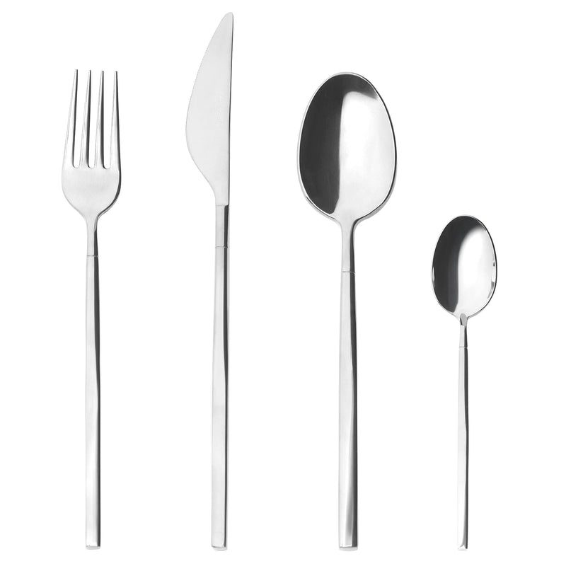 EVA Set tacâmuri 24 piese, inox