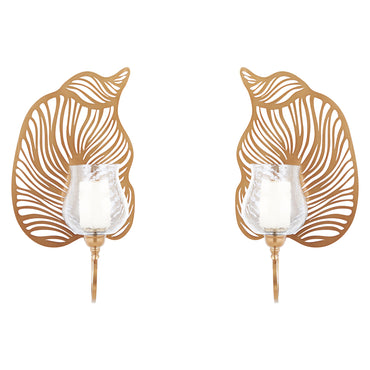 VERONA Set 2 suporturi lumânare de perete