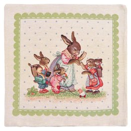 EASTER BUNNY FAMILY Pernă decorativă, 45x45cm