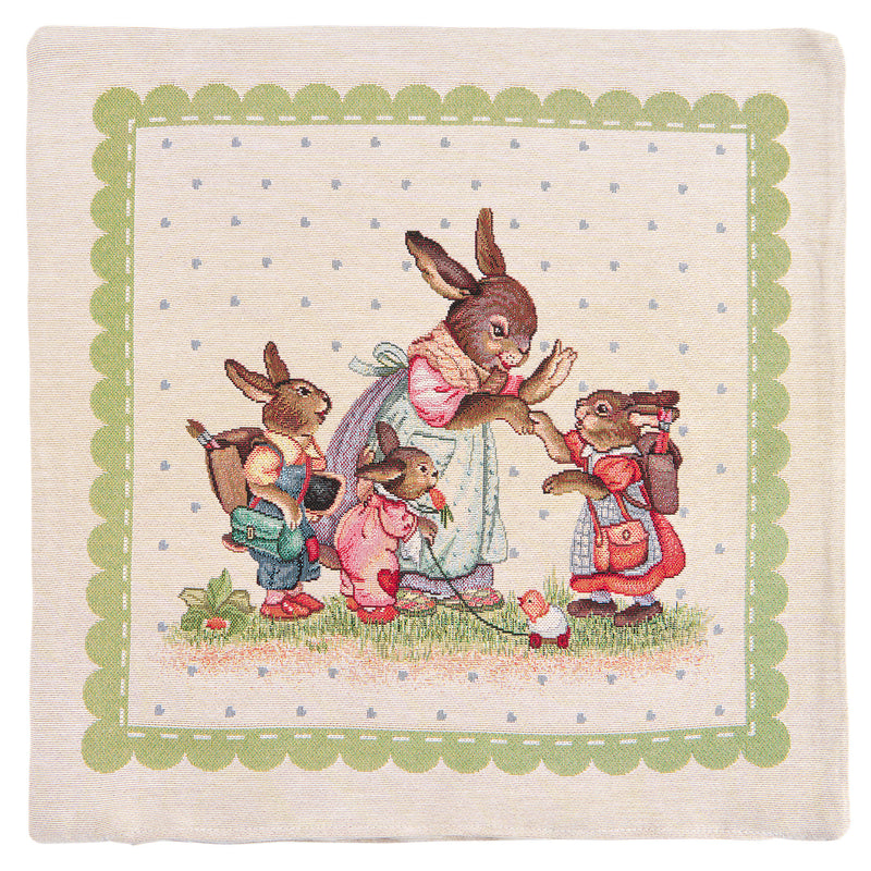 EASTER BUNNY FAMILY Pernă decorativă, 45x45cm