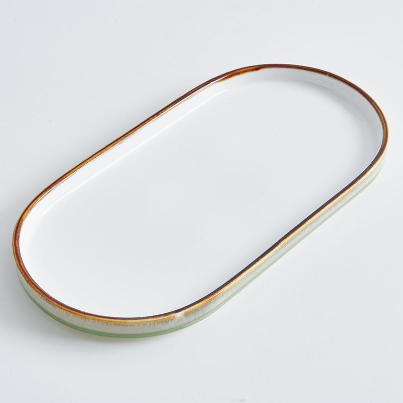 TERRA Platou servire, porțelan, L.36cm