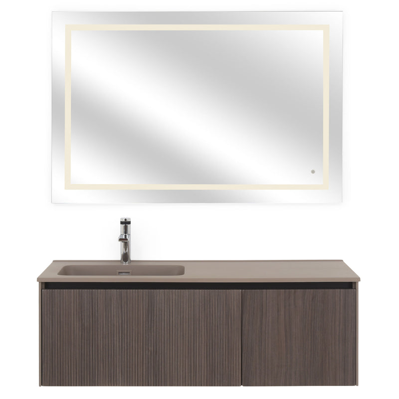 CRIO/RADIANCE Set mobilier baie, mască lavoar, lavoar, oglindă LED