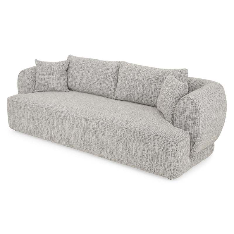 MILFORD Canapea 3 locuri, 2 perne incluse, stofă