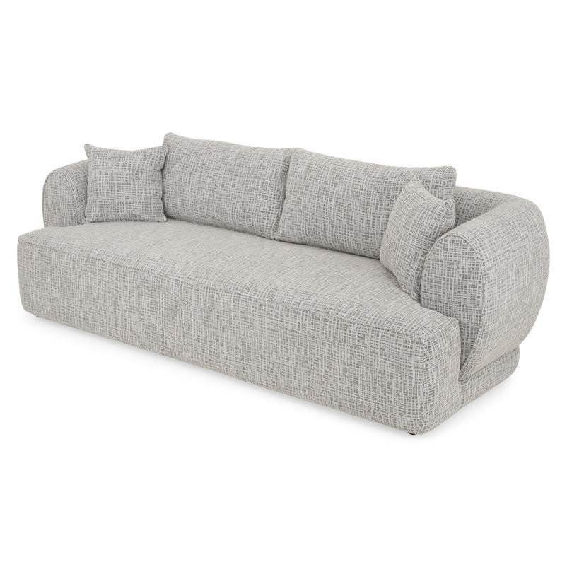 MILFORD Canapea 3 locuri, 2 perne incluse, stofă