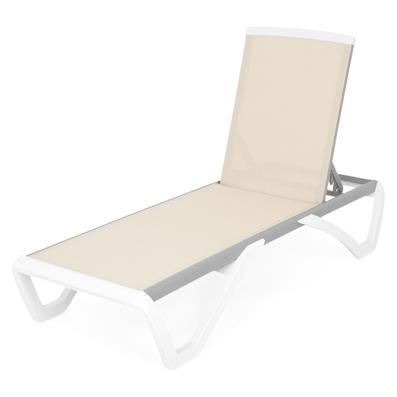 YATI Set mobilier terasă/grădină, 2 șezlonguri și măsuță