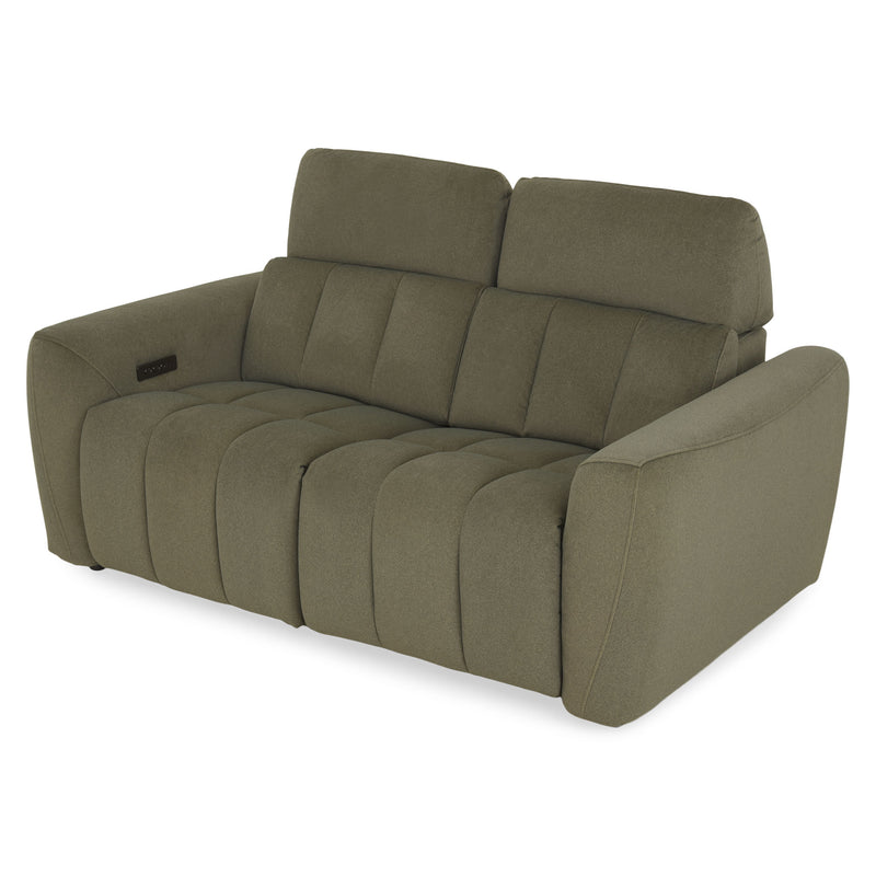 WISNER Canapea 2 locuri, 2 reclinere electrice, mecanism electric tetiere, stofă