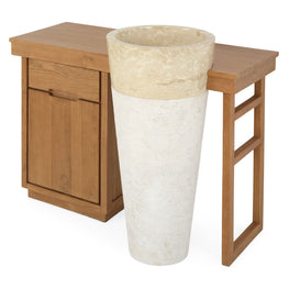 INTEGRALE Set mobilier baie, mască lavoar și lavoar