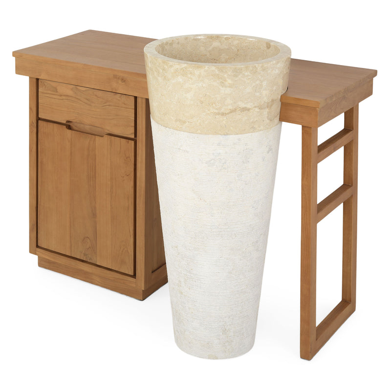 INTEGRALE Set mobilier baie, mască lavoar și lavoar