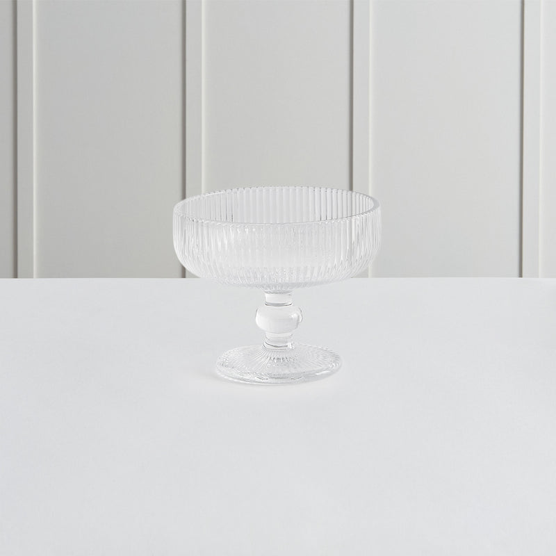 LINES Set 4 cupe înghețată, sticlă, 250ml