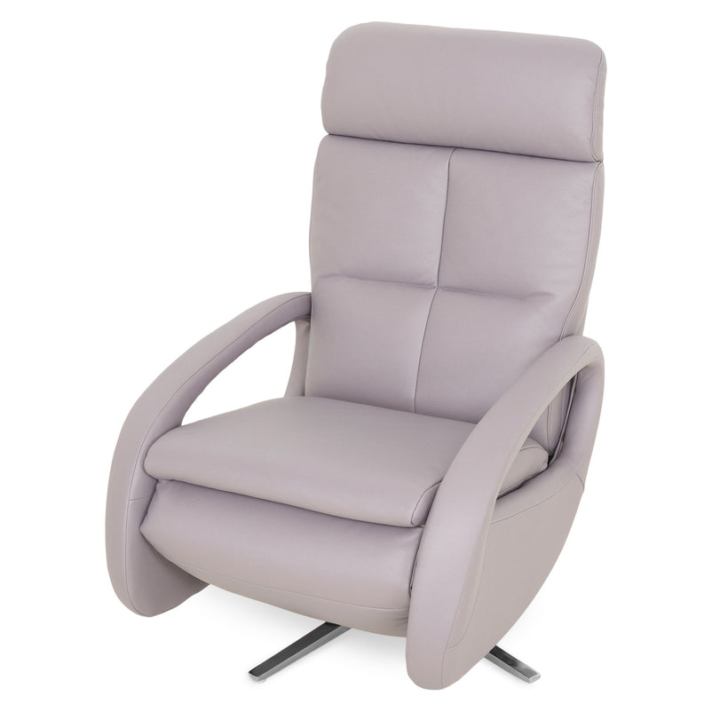 HESTON Fotoliu rotativ cu recliner electric, stofă