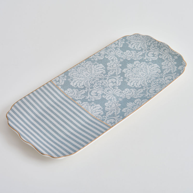 DAMASK Platou servire, porțelan, L.37cm