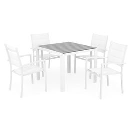 ENCORE/DRESDEN Set mobilier terasă/grădină, 4 scaune și masă