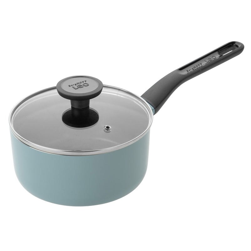 LEO Cratiță cu capac, aluminiu, D.18cm