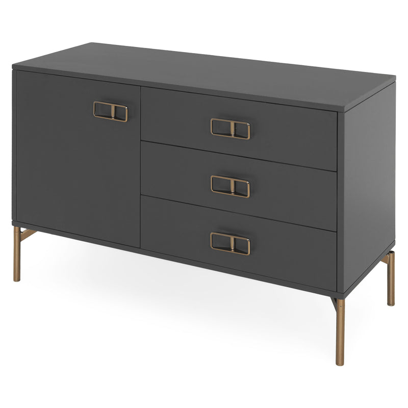 ONIX Comodă 1 ușă, 3 sertare