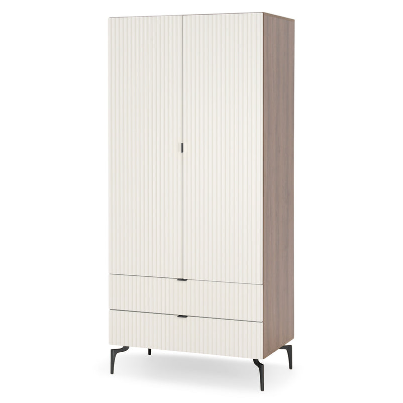 WAVE NOCE Dulap copii, 2 uși, 2 sertare