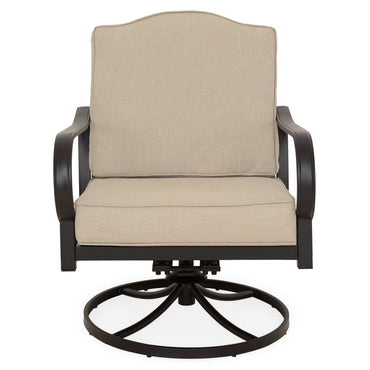 LAUREL Set mobilier terasă/grădină, 2 fotolii rotative