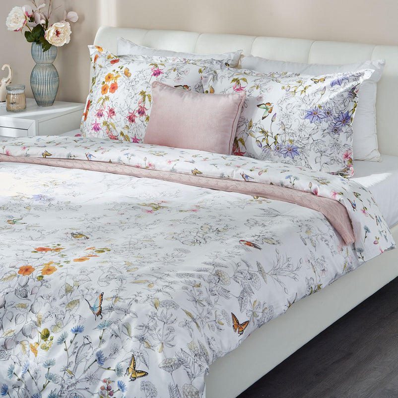 CLORI RASO Set așternut 4 piese, 200x220cm