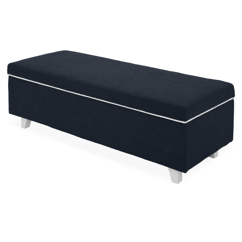 KOLLE Banchetă, ladă depozitare inclusă, stofă