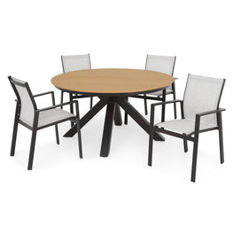 BAHIA/BARIA Set mobilier terasă/grădină, 4 scaune și masă