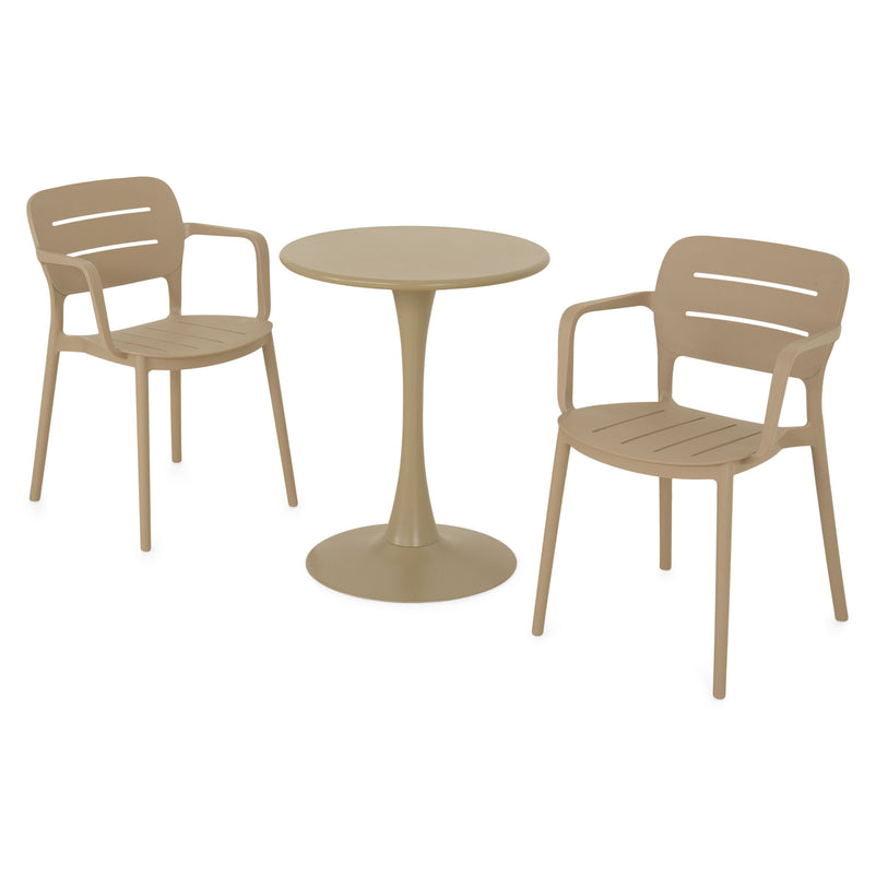 PLEZURO/MARCO Set mobilier terasă/grădină, 2 scaune și masă