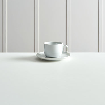 BARISTA CAPPUCCINO Set 2 cești cu farfurioară, poțelan, 160ml