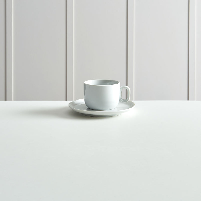 BARISTA CAPPUCCINO Set 2 cești cu farfurioară, poțelan, 160ml