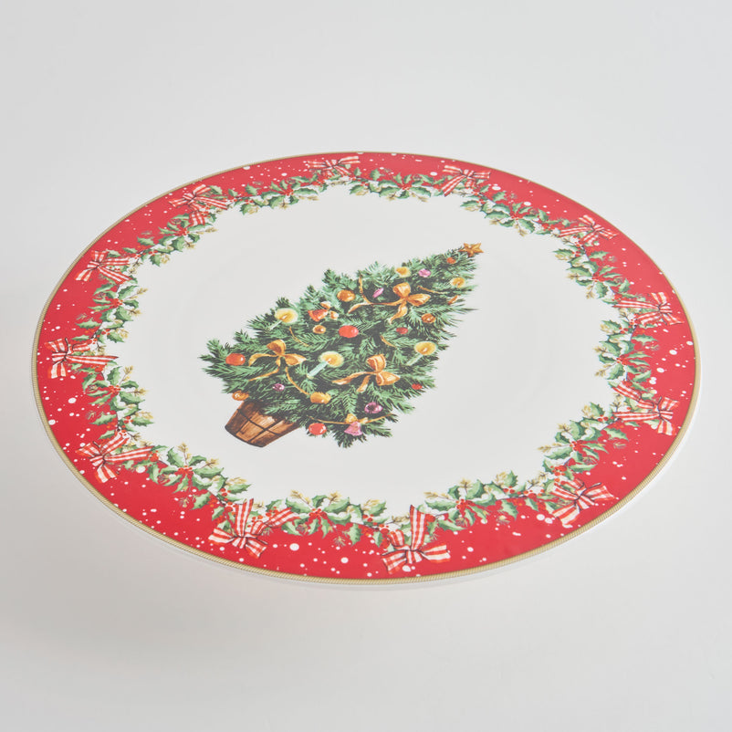MAGIC CHRISTMAS Platou tort, porțelan, D.32cm