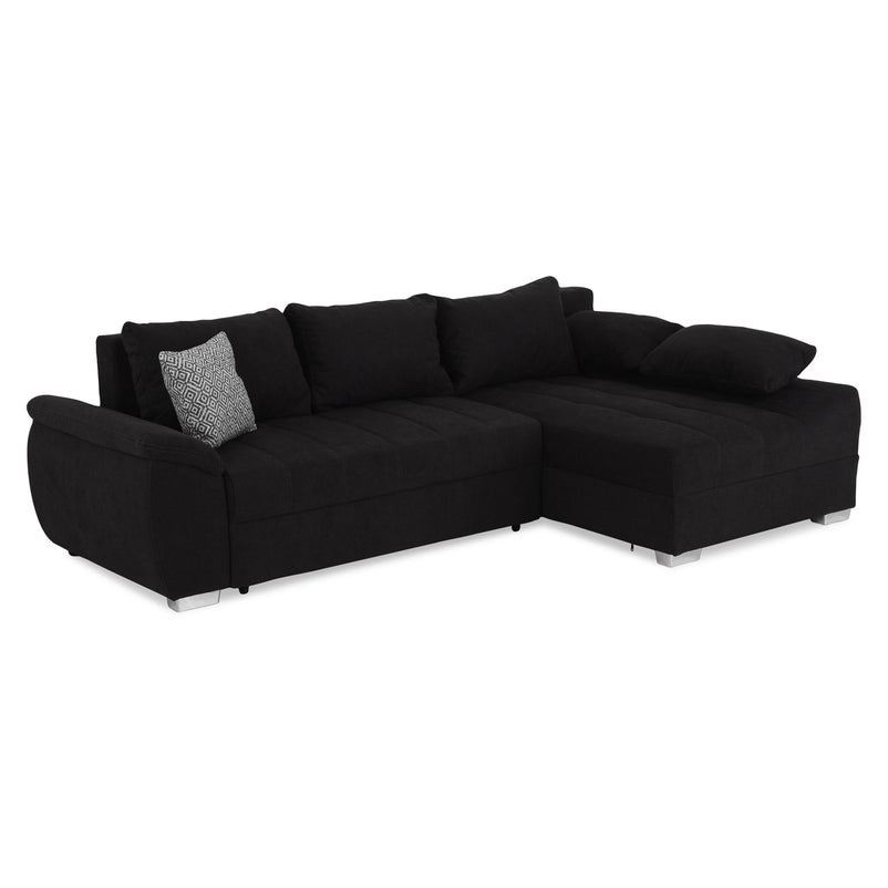 ALSTER Colțar extensibil, șezlong interschimbabil, ladă depozitare inclusă, stofă