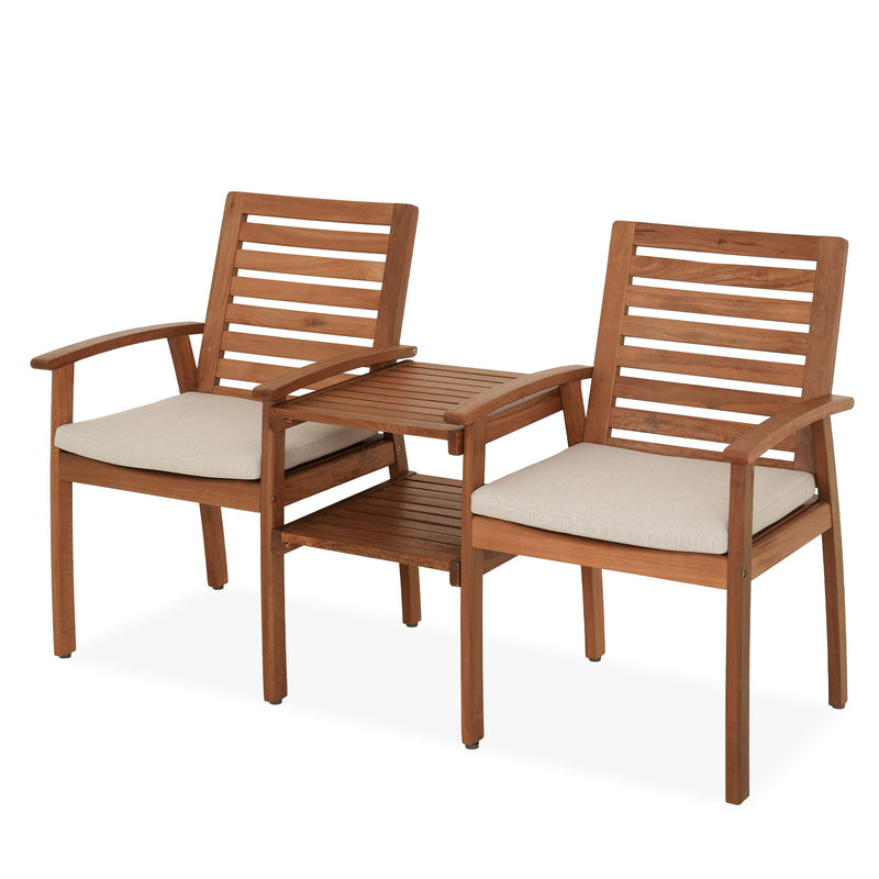 SOUTHBANK Set mobilier terasă/grădină, 2 scaune și măsuță