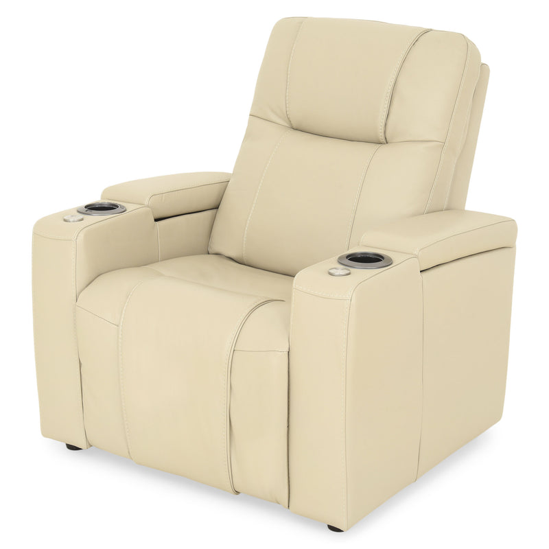 BOURKE Fotoliu cu recliner electric, piele