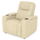 BOURKE Fotoliu cu recliner electric, piele