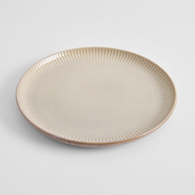 STRIPE Farfurie fel principal, ceramică, D.26cm