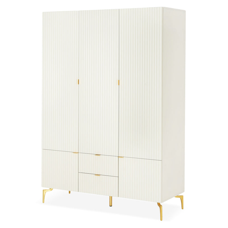 WAVE Dulap copii, 5 uși, 4 sertare