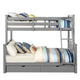 HALEY Set 2 paturi suprapuse copii, 97/137x190cm, somiere incluse